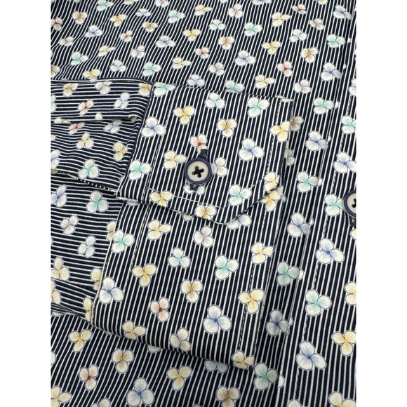 NWT Robert Graham SENAN Floral Modern Americana Tailored Fit‎ Shirt MEDIUM $178 - Picture 7 of 13